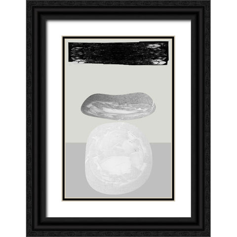 Eggy II Black Ornate Wood Framed Art Print with Double Matting by Cartissi
