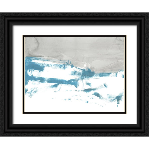 Meta Land II Black Ornate Wood Framed Art Print with Double Matting by Cartissi