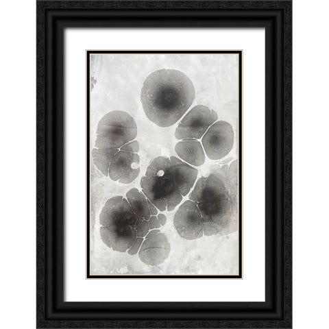 Marbling V Black Ornate Wood Framed Art Print with Double Matting by Ferrell, Erin McGee