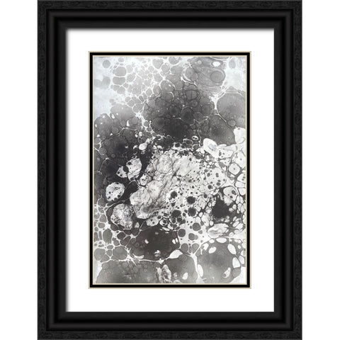 Marbling VI Black Ornate Wood Framed Art Print with Double Matting by Ferrell, Erin McGee