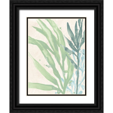 Swaying Seagrass IV Black Ornate Wood Framed Art Print with Double Matting by Vess, June Erica