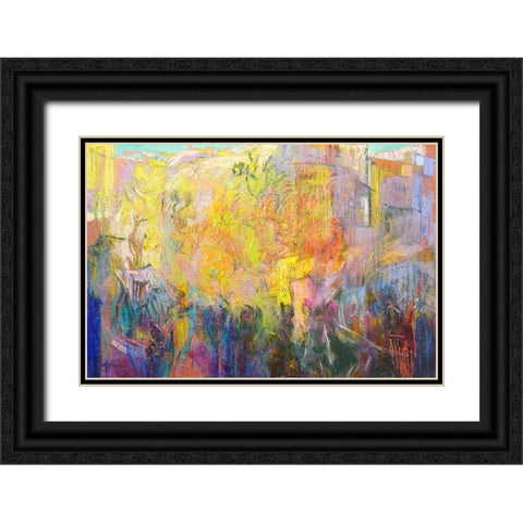 Incantanta Black Ornate Wood Framed Art Print with Double Matting by Fagan, Dorothy
