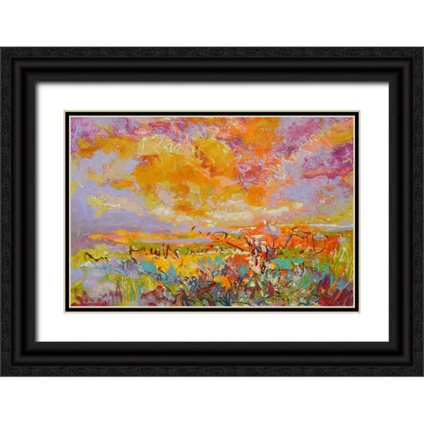 Radiance Remembered Black Ornate Wood Framed Art Print with Double Matting by Fagan, Dorothy