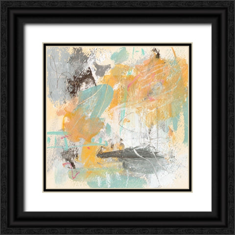 Orange Sunlight IV Black Ornate Wood Framed Art Print with Double Matting by Wang, Melissa