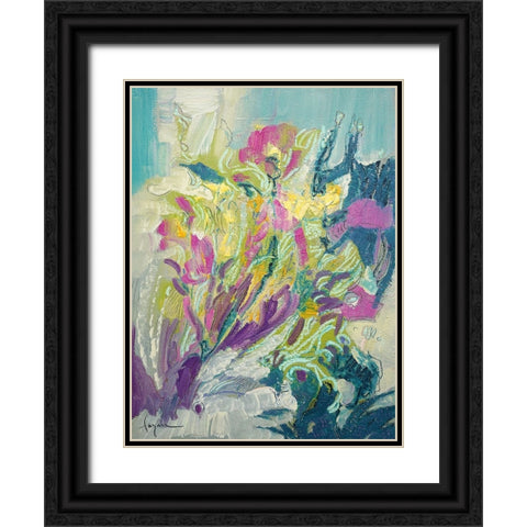 Standing Tall Black Ornate Wood Framed Art Print with Double Matting by Fagan, Dorothy