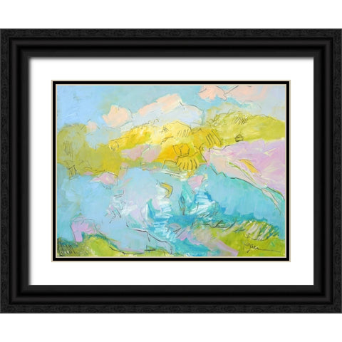 Learning to Fly Black Ornate Wood Framed Art Print with Double Matting by Fagan, Dorothy