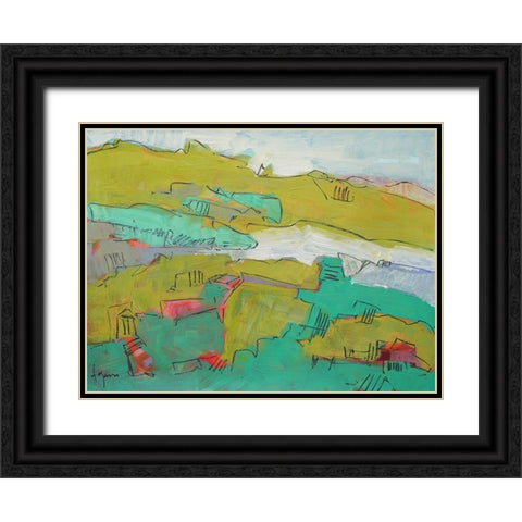 Carry No Secrets Black Ornate Wood Framed Art Print with Double Matting by Fagan, Dorothy