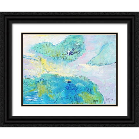 Smooth Sailing in the Heartland Black Ornate Wood Framed Art Print with Double Matting by Fagan, Dorothy