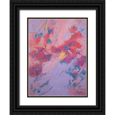 Wish You Well Black Ornate Wood Framed Art Print with Double Matting by Fagan, Dorothy