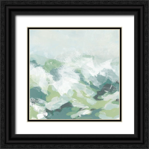 Vista Nublado I Black Ornate Wood Framed Art Print with Double Matting by Vess, June Erica