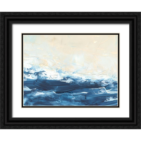 Wave after Wave III Black Ornate Wood Framed Art Print with Double Matting by Harper, Ethan