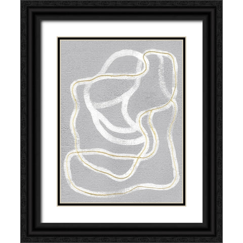 Netted Loops I Black Ornate Wood Framed Art Print with Double Matting by Lam, Vanna