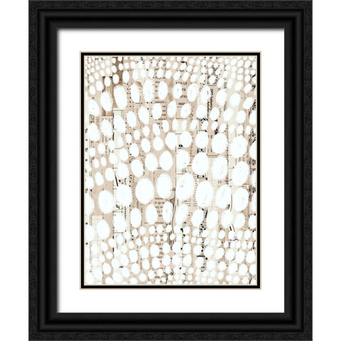 Vintage Pattern IV Black Ornate Wood Framed Art Print with Double Matting by Galapon, Nikki
