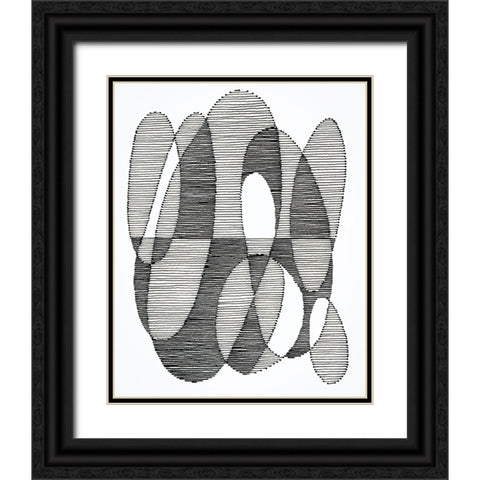 Opposite Day I Black Ornate Wood Framed Art Print with Double Matting by Galapon, Nikki