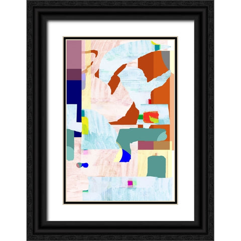Lucca in Color II Black Ornate Wood Framed Art Print with Double Matting by Cartissi