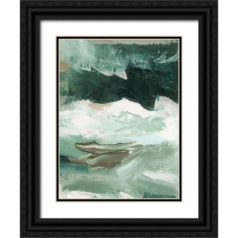 Crashing I Black Ornate Wood Framed Art Print with Double Matting by Caroline, Emma