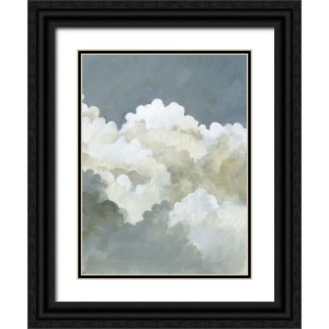 Big Clouds II Black Ornate Wood Framed Art Print with Double Matting by Caroline, Emma