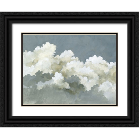 Big Clouds III Black Ornate Wood Framed Art Print with Double Matting by Caroline, Emma