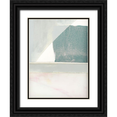 Couturier II Black Ornate Wood Framed Art Print with Double Matting by Cartissi