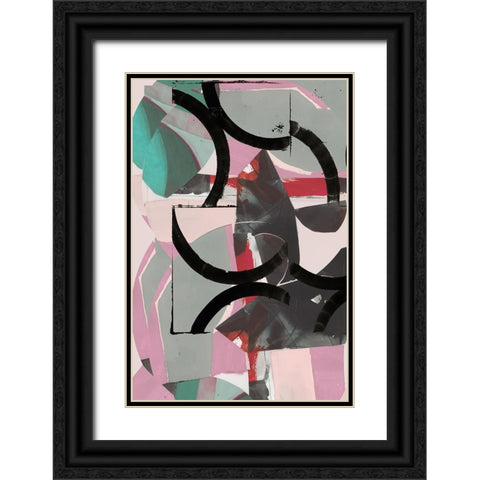 Cartissi Space I Black Ornate Wood Framed Art Print with Double Matting by Cartissi