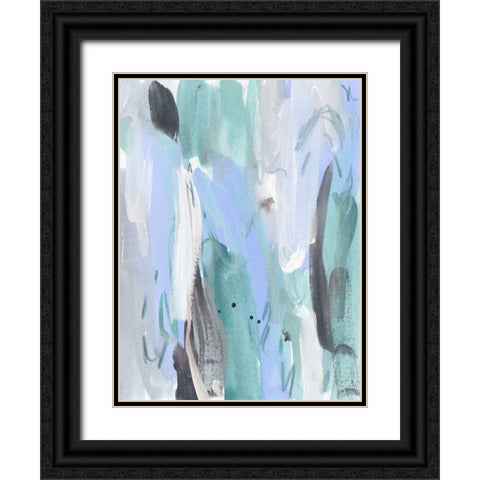 Ocean Crush III Black Ornate Wood Framed Art Print with Double Matting by Wang, Melissa