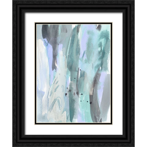 Ocean Crush V Black Ornate Wood Framed Art Print with Double Matting by Wang, Melissa