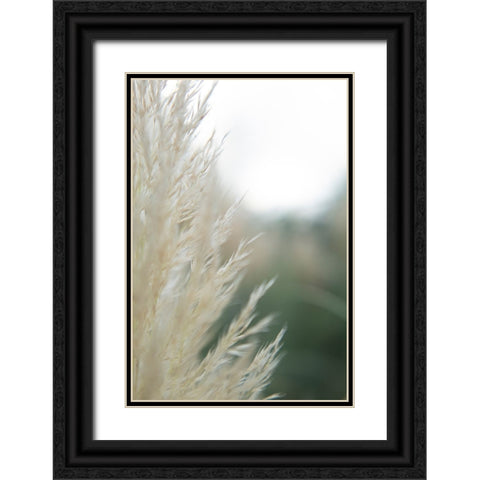 Subtle Grasses I Black Ornate Wood Framed Art Print with Double Matting by Johnson, Jason