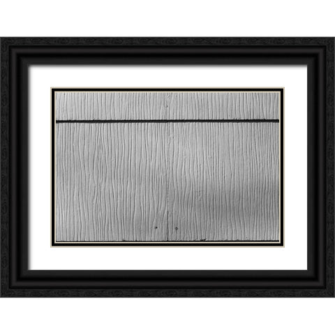 Found Textures I Black Ornate Wood Framed Art Print with Double Matting by Johnson, Jason