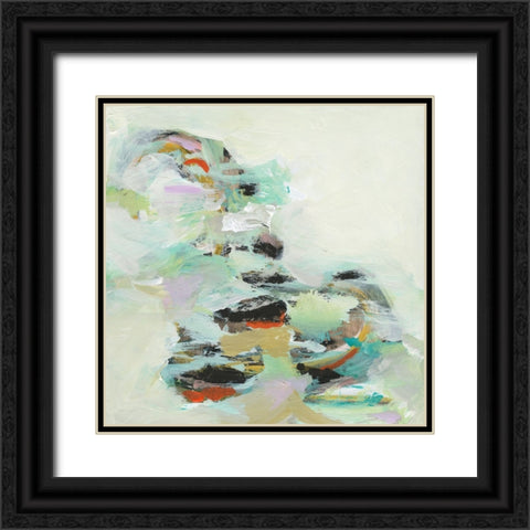 Floating on Air I Black Ornate Wood Framed Art Print with Double Matting by Fuchs, Jodi