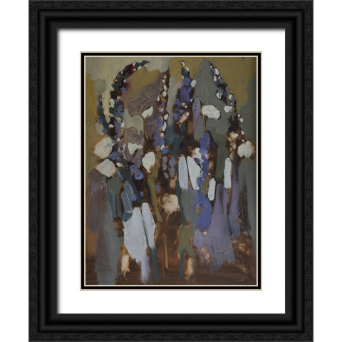Idiosyncratic Floral  III Black Ornate Wood Framed Art Print with Double Matting by Ferrell, Erin McGee