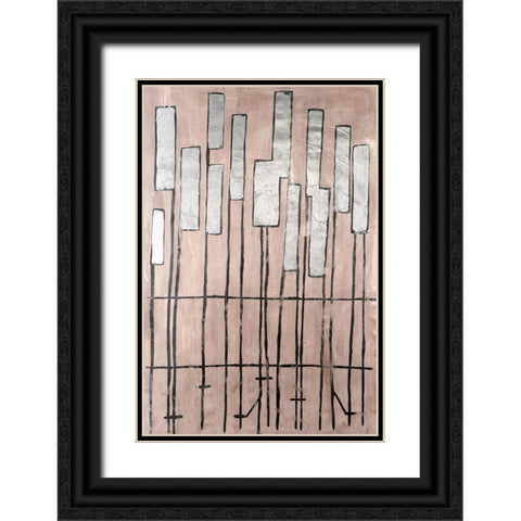 Clavichord II Black Ornate Wood Framed Art Print with Double Matting by Willett, Michael