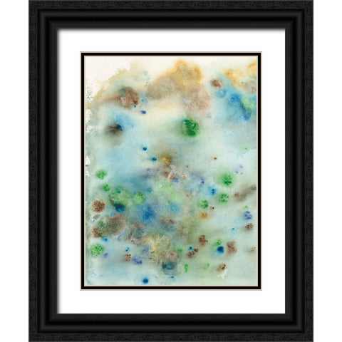 Hawaiian Rain I Black Ornate Wood Framed Art Print with Double Matting by Fuchs, Jodi