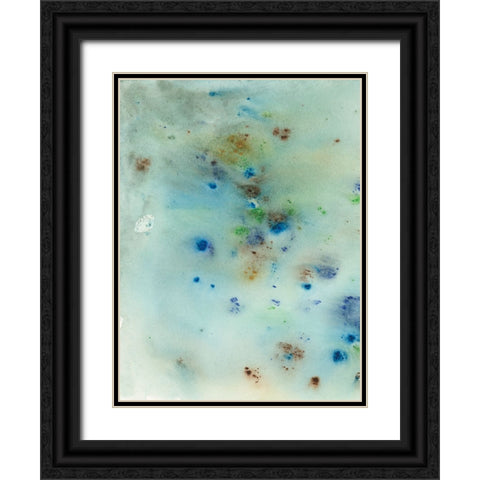 Hawaiian Rain II Black Ornate Wood Framed Art Print with Double Matting by Fuchs, Jodi