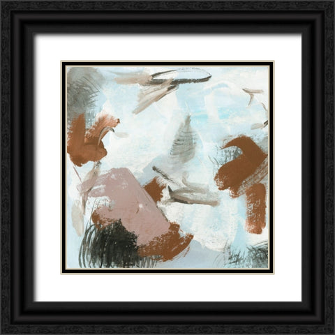 Free as Air I Black Ornate Wood Framed Art Print with Double Matting by Wang, Melissa