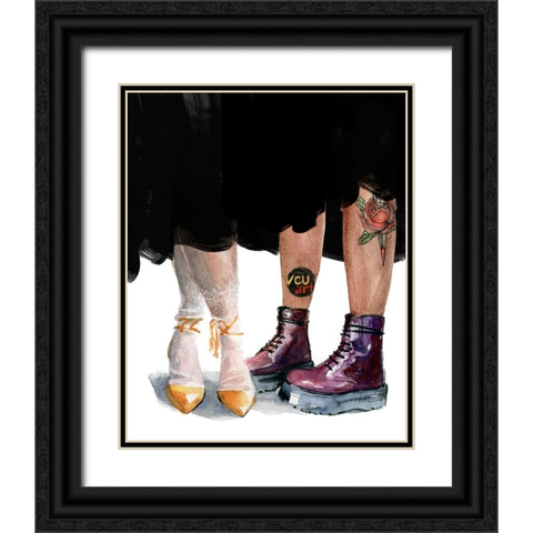 Graduation Day II Black Ornate Wood Framed Art Print with Double Matting by Parker, Jennifer Paxton
