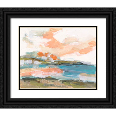 Dawn Breaking IV Black Ornate Wood Framed Art Print with Double Matting by Wang, Melissa