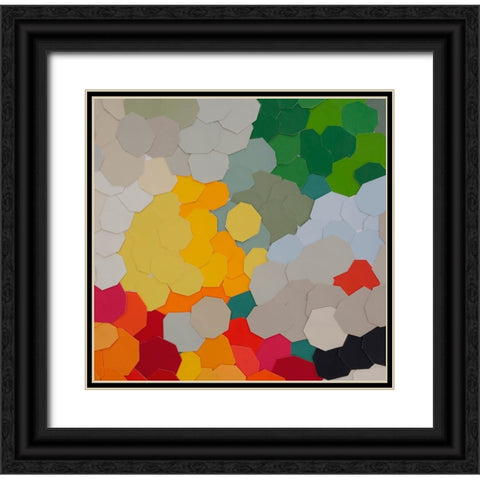 Fruit in Bowl I Black Ornate Wood Framed Art Print with Double Matting by Good, Coco