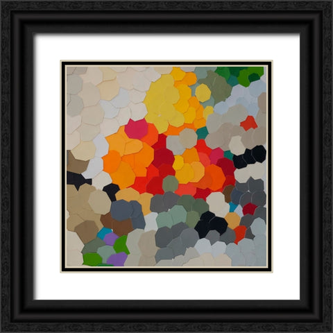 Fruit in Bowl III Black Ornate Wood Framed Art Print with Double Matting by Good, Coco