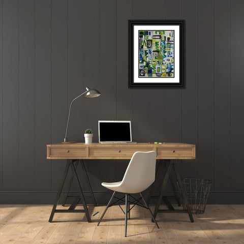 Golders Green III Black Ornate Wood Framed Art Print with Double Matting by Good, Coco