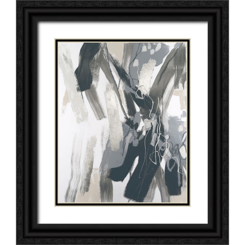 Slate Search II Black Ornate Wood Framed Art Print with Double Matting by Vess, June Erica