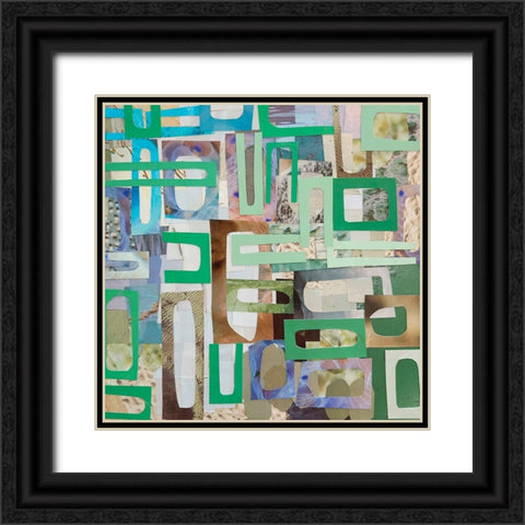 Yucatan Mayan Village I Black Ornate Wood Framed Art Print with Double Matting by Good, Coco