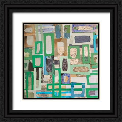 Yucatan Mayan Village II Black Ornate Wood Framed Art Print with Double Matting by Good, Coco