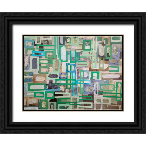 Yucatan Mayan Village IV Black Ornate Wood Framed Art Print with Double Matting by Good, Coco