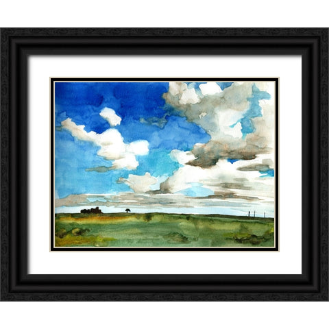 Bold Sky View I Black Ornate Wood Framed Art Print with Double Matting by McCreery, Paul
