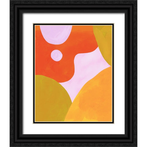 Tilting Planet I Black Ornate Wood Framed Art Print with Double Matting by Sizemore, Natalie