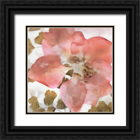 Delicateness II Black Ornate Wood Framed Art Print with Double Matting by Saunders, Alonzo