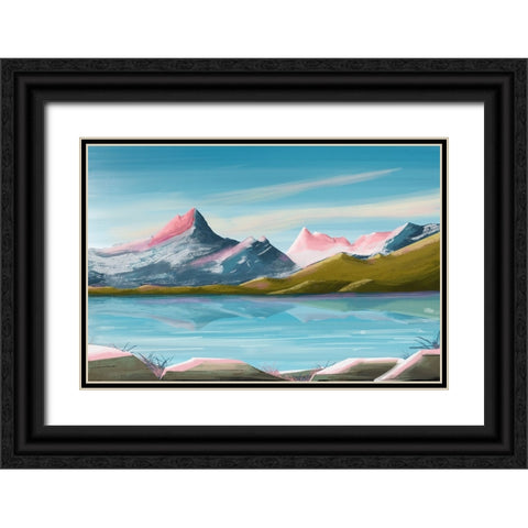 Canada II Black Ornate Wood Framed Art Print with Double Matting by Arctic Frame