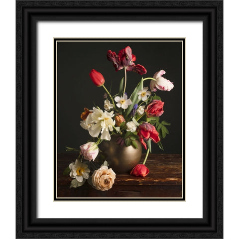 Spring Has Come  I Black Ornate Wood Framed Art Print with Double Matting by McLean, Leah