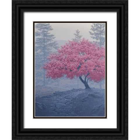 A Tree of a Different Color  II Black Ornate Wood Framed Art Print with Double Matting by Courtney, Richard