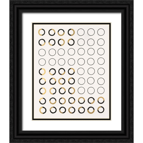 Minor Arc II Black Ornate Wood Framed Art Print with Double Matting by Lam, Vanna